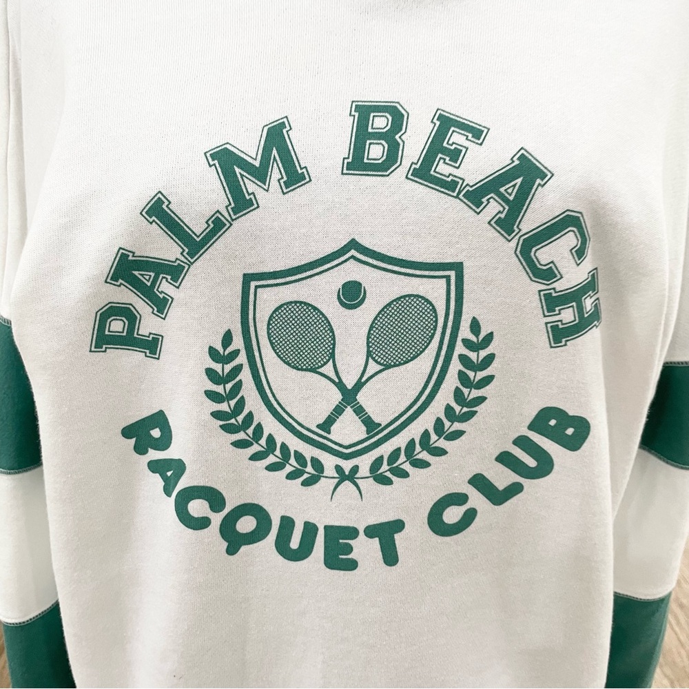 Juniors' SO Palm Beach Racquet Club real and white Hoodie - Picture 3 of 9
